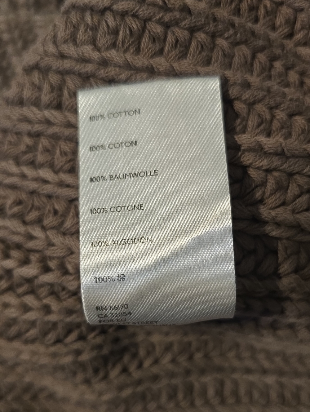 Free People Take Me Home Sweater Womens XL Taupe Crewneck Chunky Heavy Cozy Boho - Picture 9 of 9